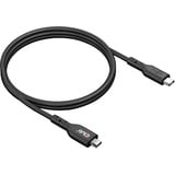 Club 3D USB-C 3.2 Gen1 > Micro USB, Câble Noir, 1 mètre