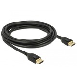 DeLOCK DisplayPort, Câble Noir, 3 mètres, 8K