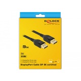 DeLOCK DisplayPort, Câble Noir, 3 mètres, 8K