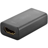 Digitus HDMI REPEATER, Répéteur HDMI, HDMI, Noir, Synthétique ABS, 30 m, 30 Hz