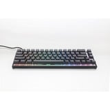 Ducky Mecha Pro SF, clavier Noir, Layout BE, Cherry MX Silent, RGB LED, 65%, ABS