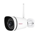 Foscam FI9911W, caméra IP extérieure WiFi 3 MP, Caméra de surveillance Blanc