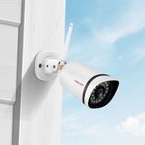 Foscam FI9911W, caméra IP extérieure WiFi 3 MP, Caméra de surveillance Blanc