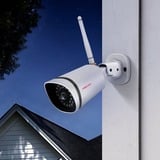 Foscam FI9911W, caméra IP extérieure WiFi 3 MP, Caméra de surveillance Blanc
