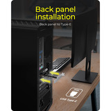 ICY BOX IB-AC553 Panneau arrière USB Type-C avec USB Type-E interne, Connecteur d'extension 