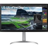 LG UltraFine 32UQ850V-W 31.5" 4K UHD Moniteur  Blanc, 2x HDMI, DisplayPort, 2x USB-A, USB-B, USB-C