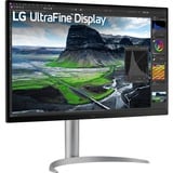LG UltraFine 32UQ850V-W 31.5" 4K UHD Moniteur  Blanc, 2x HDMI, DisplayPort, 2x USB-A, USB-B, USB-C