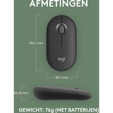 Logitech Pebble Mouse 2 M350s, Souris Graphite