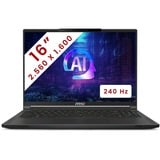 MSI Stealth A16 AI+ (A3XWHG-015BE) 16" PC portable gaming  Noir | Ryzen AI 7 350 | RTX 5070 Ti | 32 Go | 1 To SSD | 240 Hz