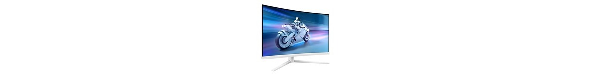 Philips Evnia 32M2C5501/00 31.5" Moniteur gaming incurvé  Blanc, 180 Hz, HDMI, DisplayPort