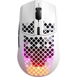 SteelSeries Aerox 3 Wireless Snow 2022, Souris gaming Blanc, 18.000 dpi, LED RGB