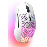 SteelSeries Aerox 3 Wireless Snow 2022, Souris gaming Blanc, 18.000 dpi, LED RGB