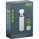 goobay Cordless Mini Vacuum Cleaner Advanced, Aspirateur à main Blanc