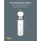 goobay Cordless Mini Vacuum Cleaner Advanced, Aspirateur à main Blanc