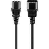 goobay Extension du câble d'alimentation, Câble d'extension Noir, 1,8 mètres