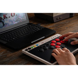 8BitDo 8BitDo Arcade Controller NSW/PC, Manette de jeu Gris/Rouge