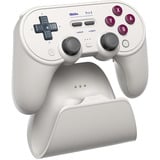 8BitDo Pro 3 Bluetooth Gamepad, Manette de jeu Gris clair/Rouge, Switch 1 & 2, PC, Android, 2.4 GHz / Bluetooth / USB