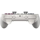 8BitDo Pro 3 Bluetooth Gamepad, Manette de jeu Gris clair/Rouge, Switch 1 & 2, PC, Android, 2.4 GHz / Bluetooth / USB