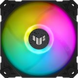 ASUS TUF Gaming TF120 ARGB, Ventilateur de boîtier Noir/transparent, Refroidisseur d'air, 12 cm, 250 tr/min, 1900 tr/min, Noir