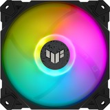 ASUS TUF Gaming TF120 ARGB ventilateur de boîtier Noir, 120 x 120 x 25 mm, Refroidisseur d'air, 12 cm, 250 tr/min, 1900 tr/min, Noir