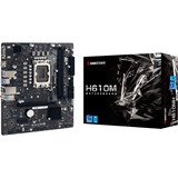 Biostar H610MH carte mère socket 1700 Noir, Gb-LAN, Sound, µATX