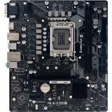 Biostar H610MH carte mère socket 1700 Noir, Gb-LAN, Sound, µATX