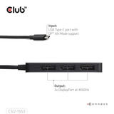Club 3D CSV-1553, HUB Noir