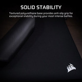 Corsair MM PRO Control Large Esports, Tapis de souris gaming Noir, Format L, 450 x 400 mm, tissu