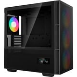 DeepCool CH560 Digital boîtier midi tower Noir | 1x USB-A | 1x USB-C | RGB | Verre Trempé