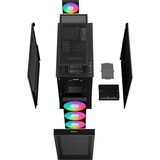 DeepCool CH560 Digital boîtier midi tower Noir | 1x USB-A | 1x USB-C | RGB | Verre Trempé