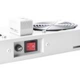Digitus Unité de ventilation de toit pour boîtier mural de 483 mm (19 po), Module de ventilation Gris, Gris, 2 ventilateur(s), 276 m³/h, Turquie, 2 kg, 380 mm