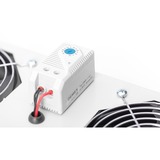 Digitus Unité de ventilation de toit pour boîtier mural de 483 mm (19 po), Module de ventilation Gris, Gris, 2 ventilateur(s), 276 m³/h, Turquie, 2 kg, 380 mm