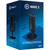 Elgato Wave:3, Micro Noir, USB