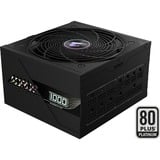 GIGABYTE GP-AE1000PM PG5 alimentation  modulaire 1000 watt Noir, 1x 12VHPWR, 6x PCIe