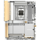 GIGABYTE X870E AERO X3D WOOD carte mère socket AM5 Argent, RAID, 2x 5 Gb-LAN, WLAN, BT, Sound, ATX