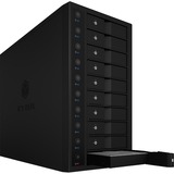 ICY BOX IB-3810-C31 bk boîtier externe, Boîtier disque dur Noir