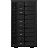 ICY BOX IB-3810-C31 bk boîtier externe, Boîtier disque dur Noir