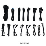 Lian Li EDGE GOLD 1000 alimentation  modulaire 1000 watt Noir, 1x 12V-2x6, 4x PCIe