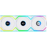 Lian Li UNI FAN SL120 LCD Wireless, Ventilateur de boîtier Blanc, 3 pièces, connecteur de ventilateur PWM à 4 broches