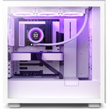 NZXT H7 Elite boîtier midi tower Blanc | 2x USB-A | 1x USB-C | RGB | Verre Trempé