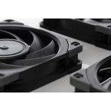 Noctua NF-A12x25 PWM chromax.black.swap, Ventilateur de boîtier Noir, Connexion PWM à 4 broches