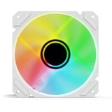 Sharkoon SHARK Mirror RGB PWM Reverse ventilateur de boîtier Blanc, 120 x 120 x 25 mm