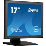 iiyama ProLite T1732MSC-B1SAG 17" Moniteur tactile Noir (Mat), 1x DisplayPort, 1x HDMI, 1x VGA