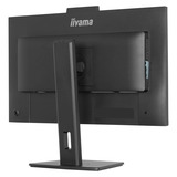 iiyama ProLite XB2797QSNPH-B1 27" Moniteur Noir, 1x DisplayPort, 1x HDMI, 3x USB-C, 2x USB-A, 1x RJ-45, Webcam