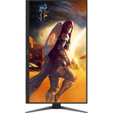 AOC U27G4XM 27" 4K UHD Moniteur gaming  Noir/Rouge, HDMI 2.1, DisplayPort 1.4, 4x USB-A, USB-B, 160 Hz