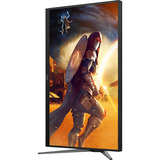 AOC U27G4XM 27" 4K Ultra HD Moniteur gaming Noir/rouge, 1x DisplayPort, 1x HDMI, 4x USB-A, 160 Hz / 320 Hz