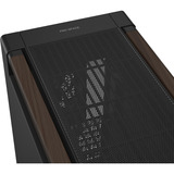ASUS PROART PA602 WALNUT WOOD METAL PWM MODERN BLACK boîtier big tower Marron/bois | 4x USB-A | 1x USB-C