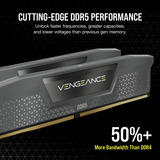 Corsair 32 GB DDR5-6000 (2x 16 GB) Kit, Mémoire vive Noir, CMK32GX5M2B6000Z28, Vengeance, XMP 3.0, EXPO