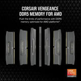 Corsair CMK32GX5M2B6000Z28, Mémoire vive Noir