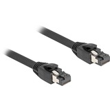 DeLOCK Câble réseau RJ-45 S/FTP Cat.8.1 Noir, 0,5 mètre